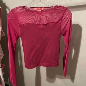Magenta top